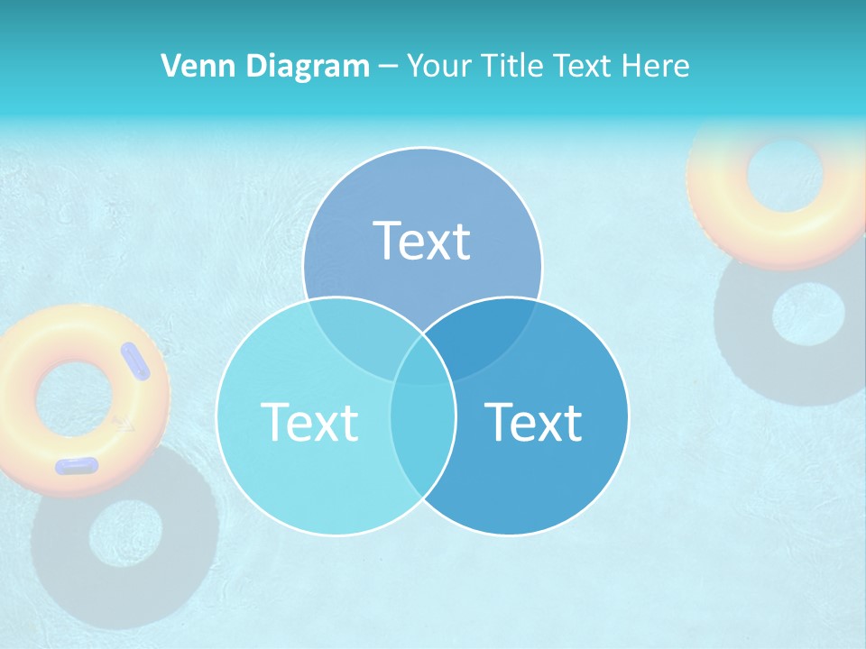 Family Float Kids PowerPoint Template