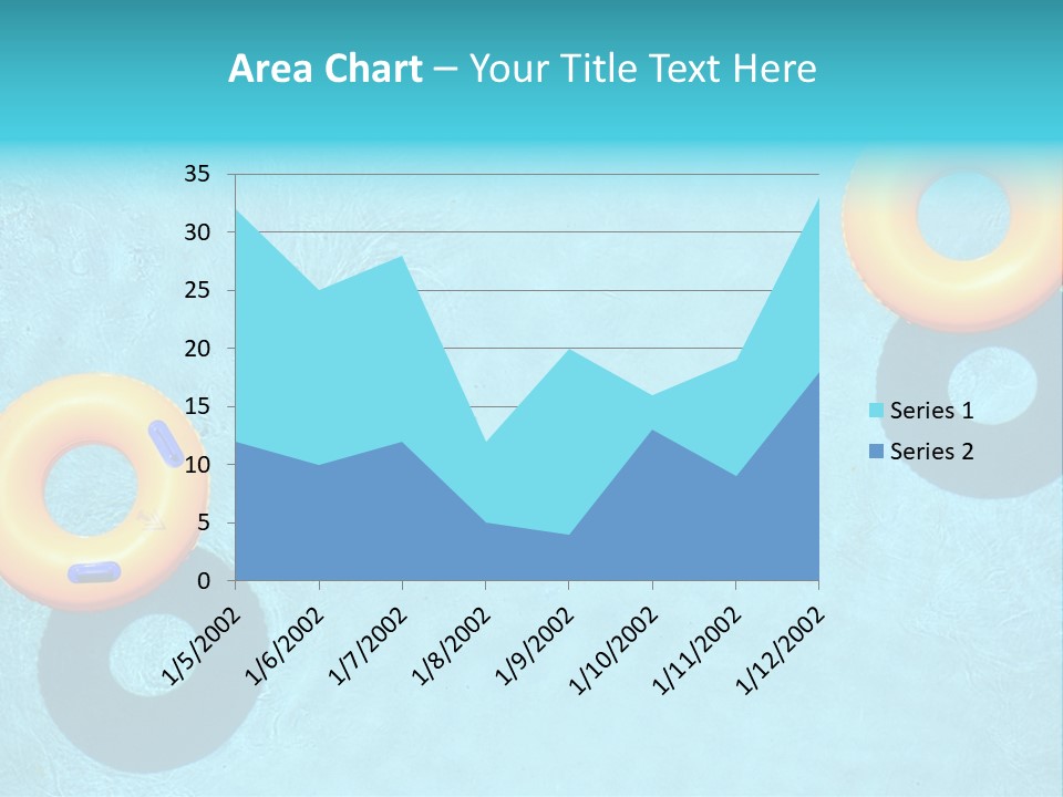Family Float Kids PowerPoint Template