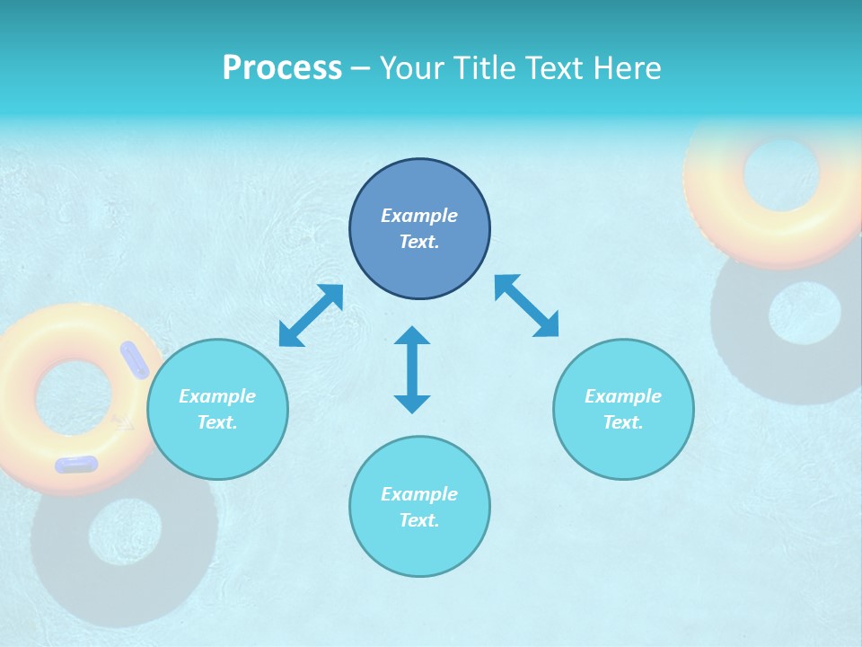 Family Float Kids PowerPoint Template