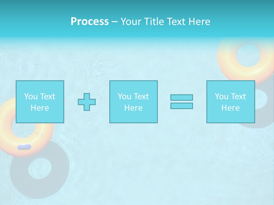 Family Float Kids PowerPoint Template
