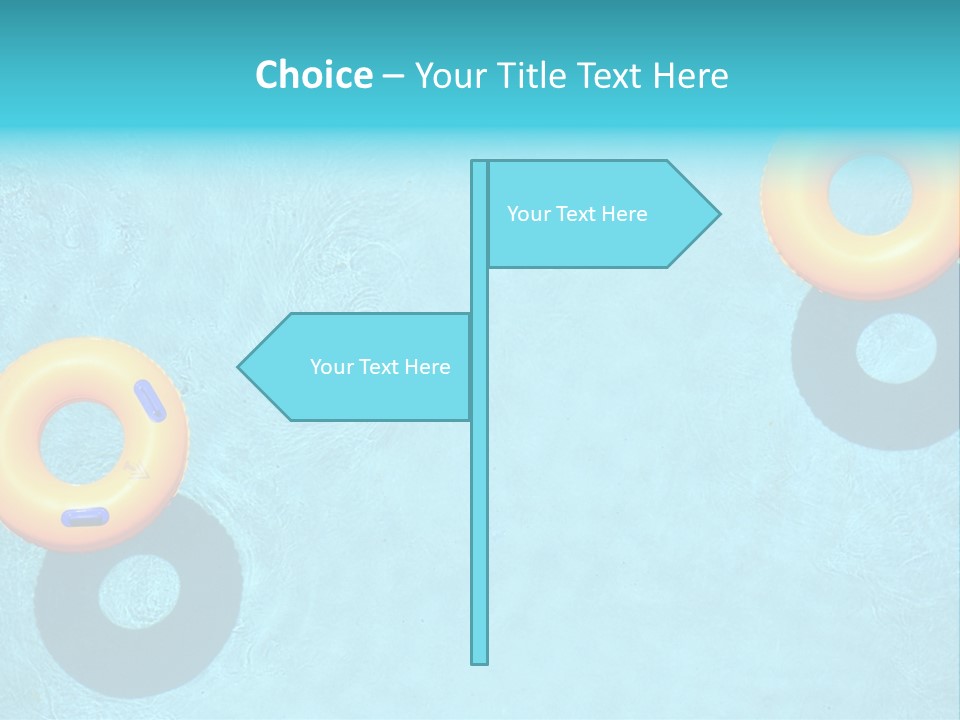 Family Float Kids PowerPoint Template