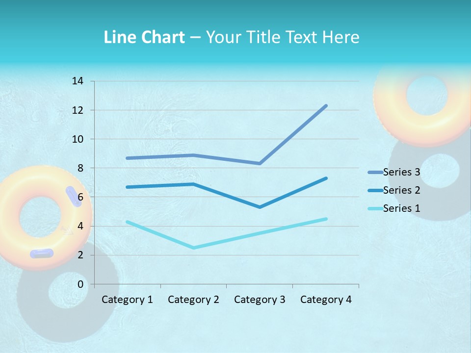 Family Float Kids PowerPoint Template