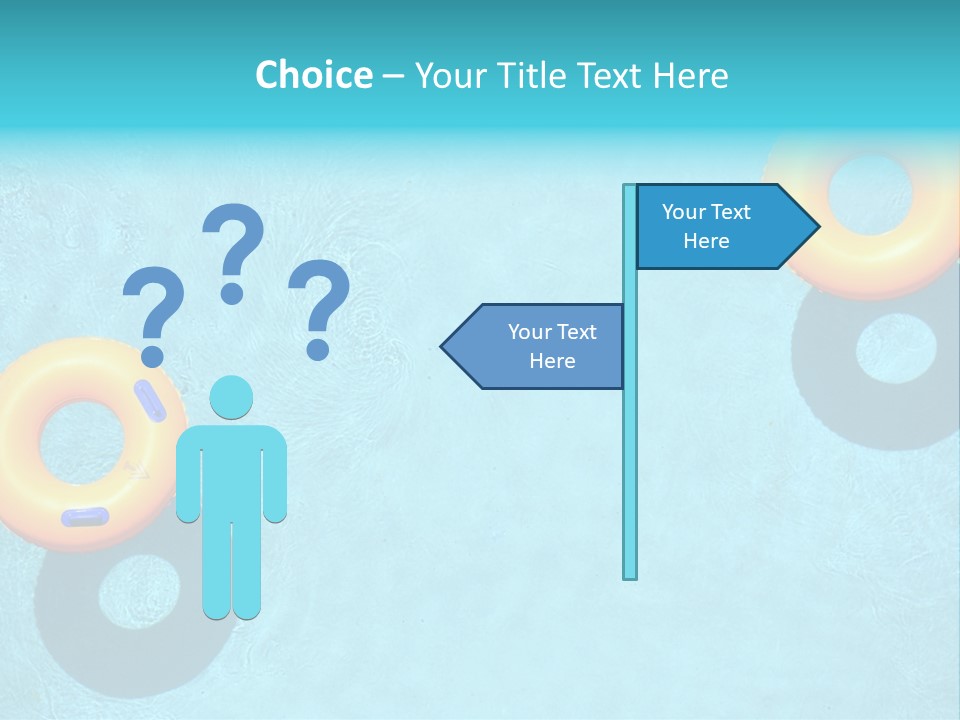 Family Float Kids PowerPoint Template