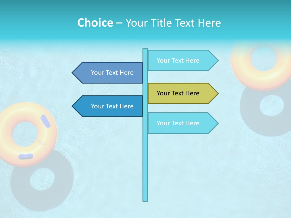 Family Float Kids PowerPoint Template