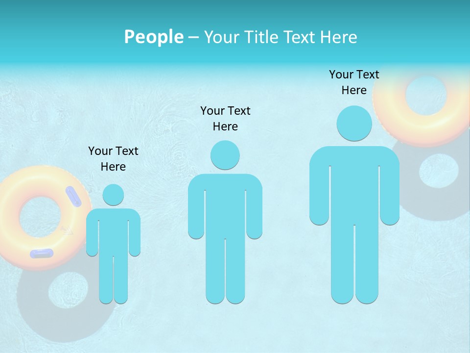 Family Float Kids PowerPoint Template