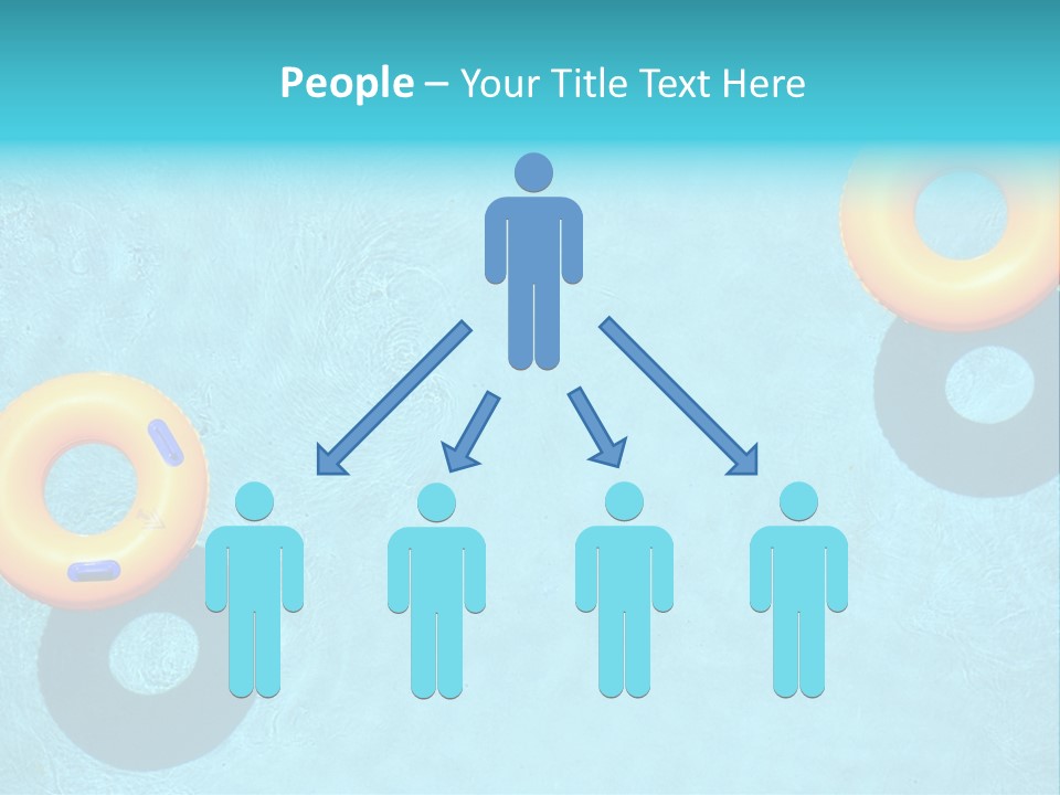 Family Float Kids PowerPoint Template