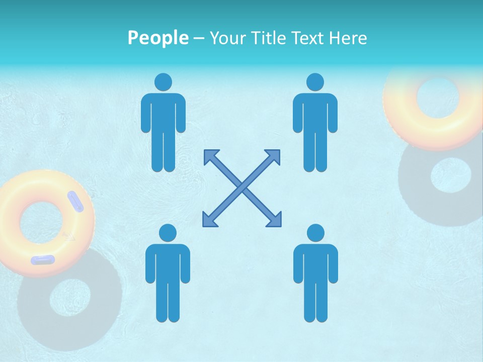 Family Float Kids PowerPoint Template