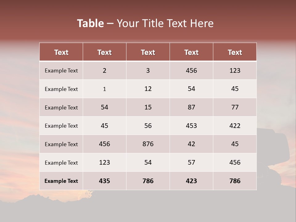 Machinery Unloading Daybreak PowerPoint Template