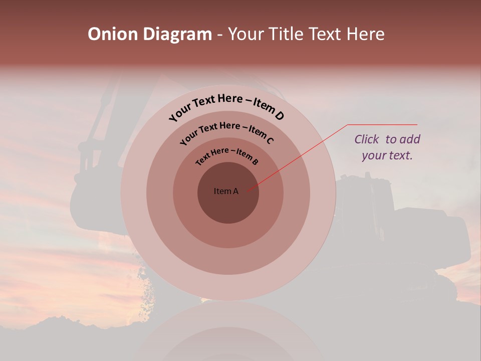 Machinery Unloading Daybreak PowerPoint Template