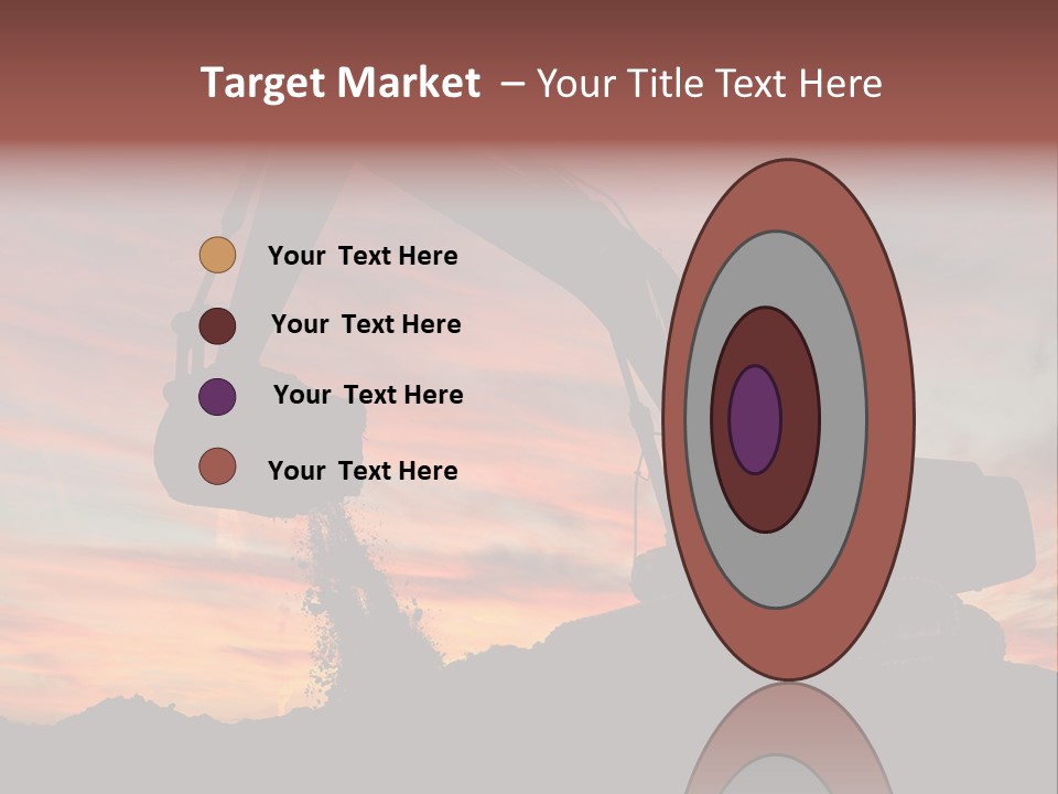 Machinery Unloading Daybreak PowerPoint Template