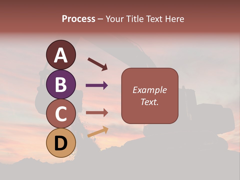 Machinery Unloading Daybreak PowerPoint Template