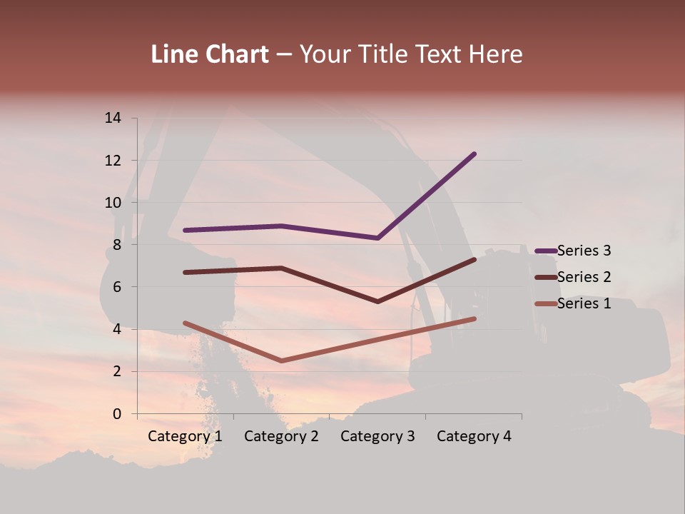 Machinery Unloading Daybreak PowerPoint Template