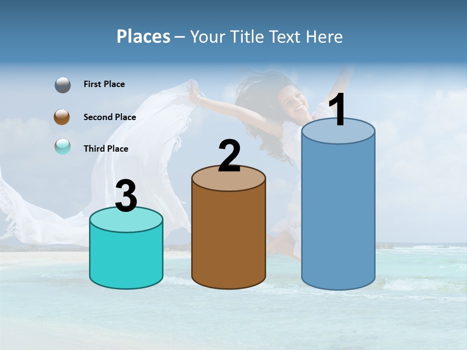 Tropic Model Coast PowerPoint Template