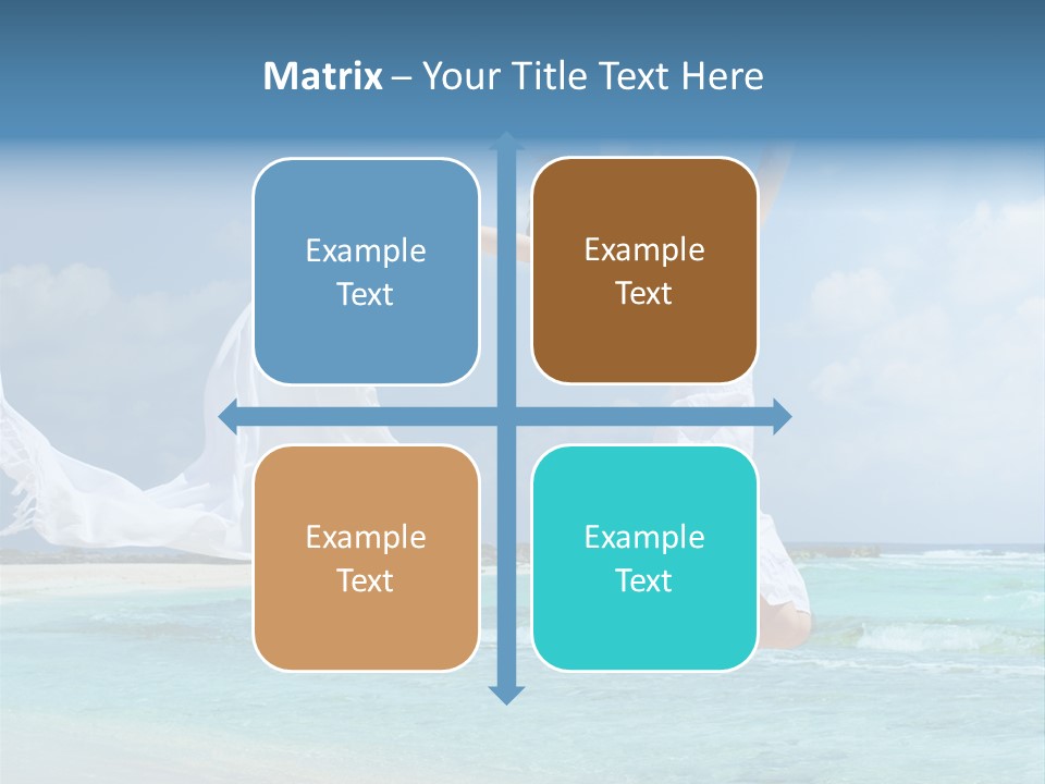 Tropic Model Coast PowerPoint Template