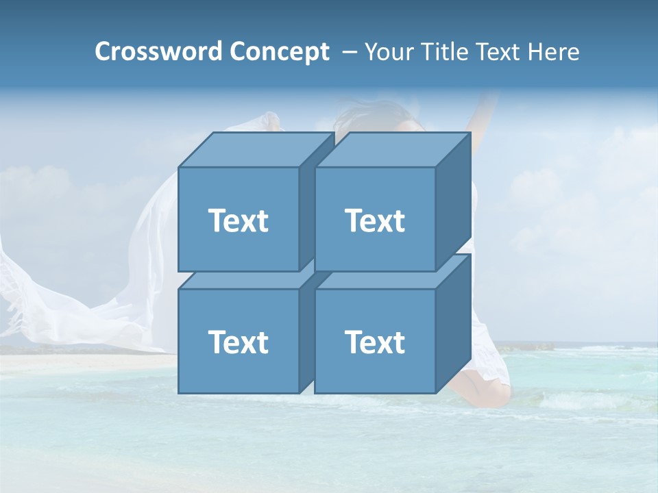 Tropic Model Coast PowerPoint Template