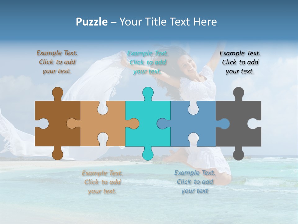 Tropic Model Coast PowerPoint Template