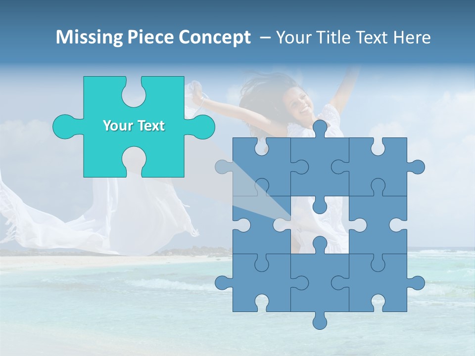 Tropic Model Coast PowerPoint Template