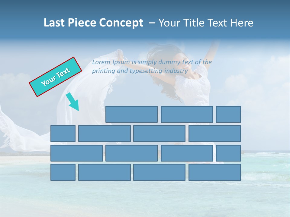 Tropic Model Coast PowerPoint Template