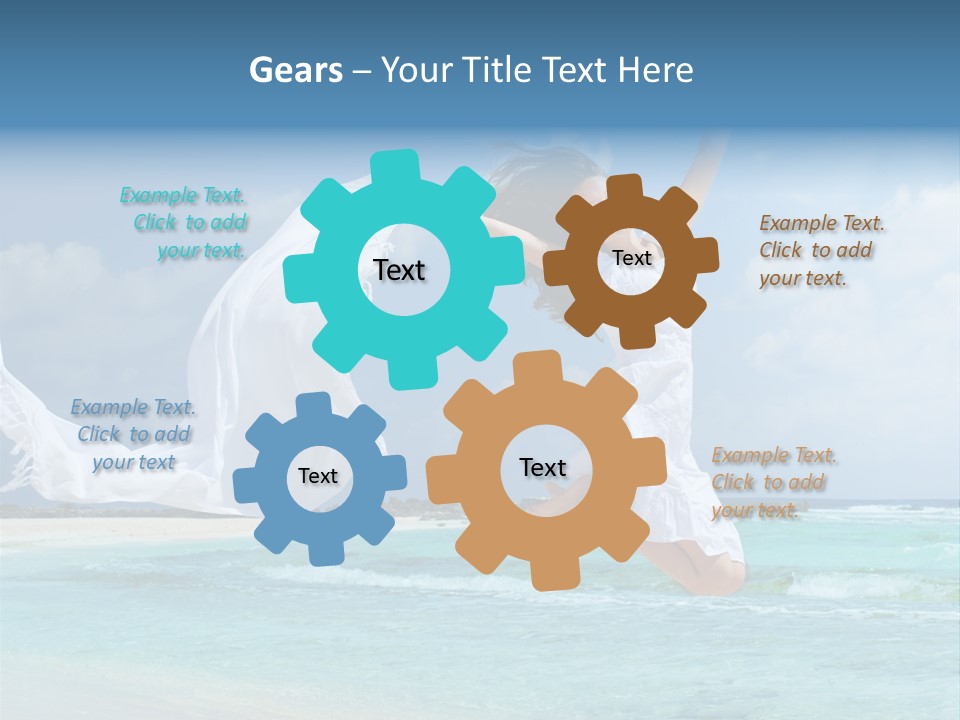 Tropic Model Coast PowerPoint Template