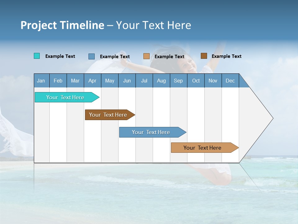 Tropic Model Coast PowerPoint Template