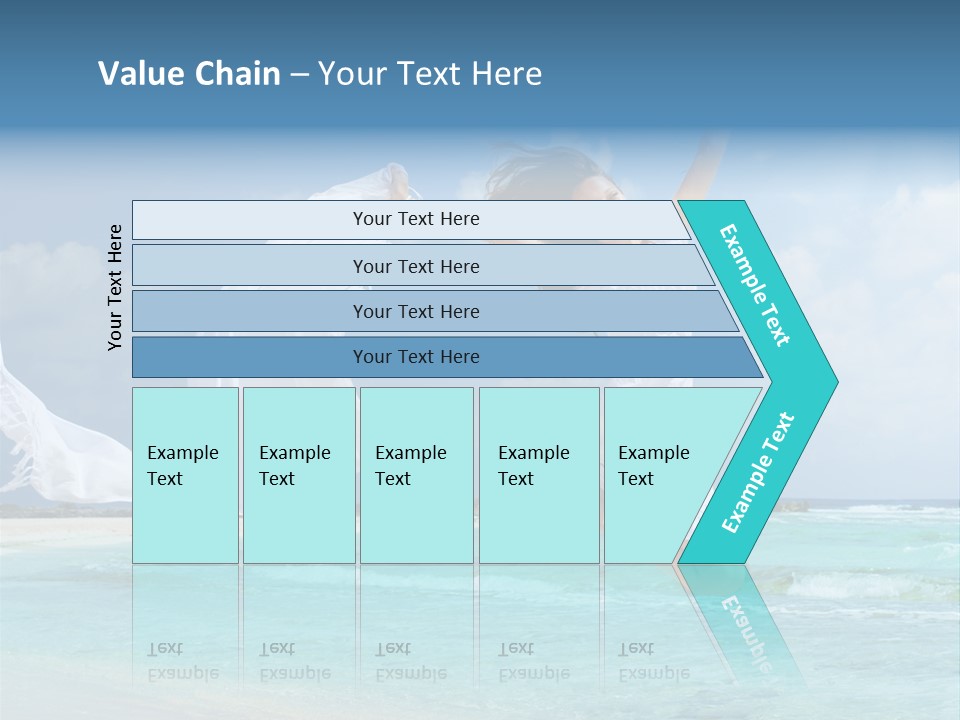 Tropic Model Coast PowerPoint Template
