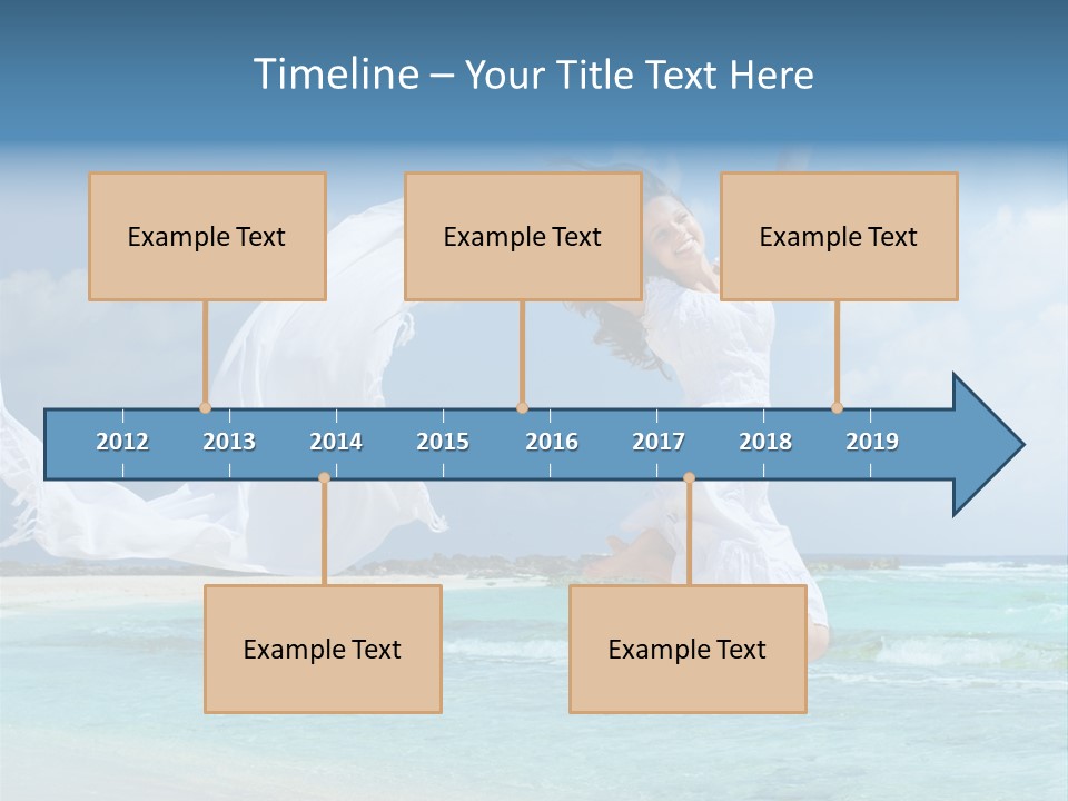 Tropic Model Coast PowerPoint Template