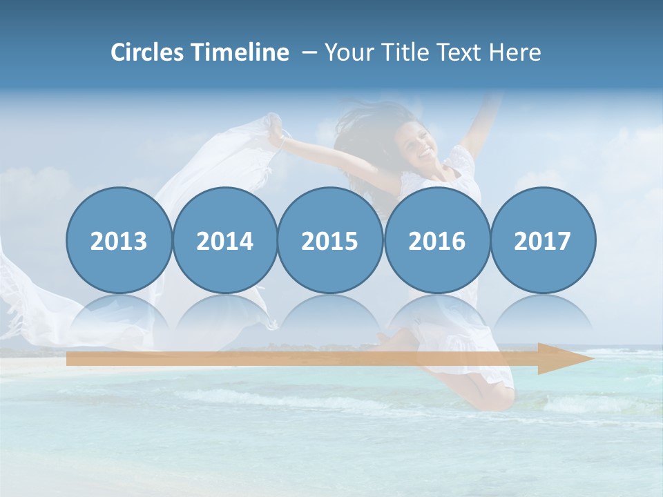 Tropic Model Coast PowerPoint Template