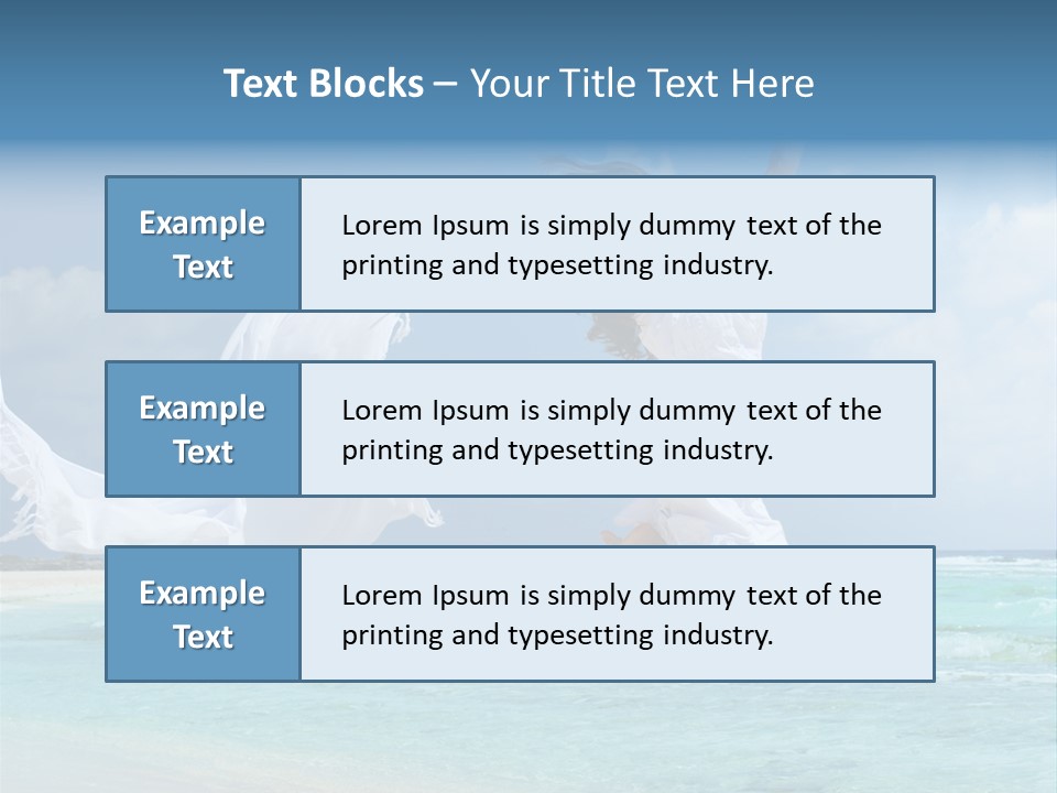 Tropic Model Coast PowerPoint Template