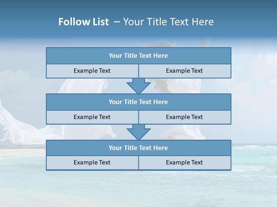 Tropic Model Coast PowerPoint Template
