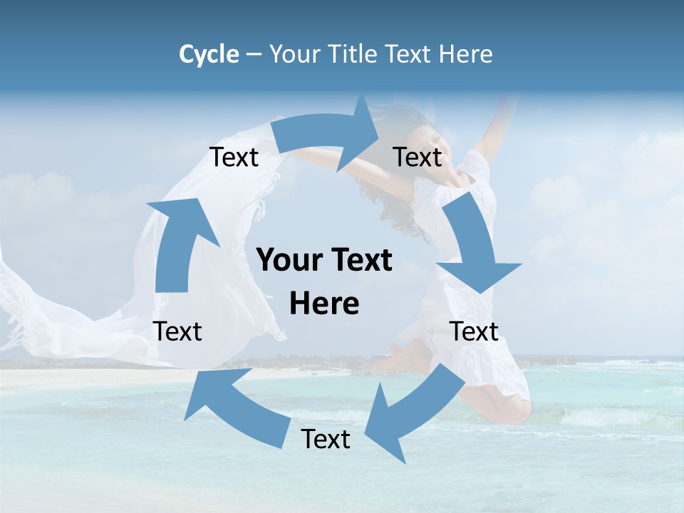Tropic Model Coast PowerPoint Template
