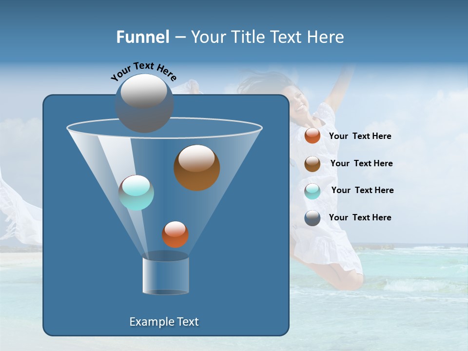 Tropic Model Coast PowerPoint Template