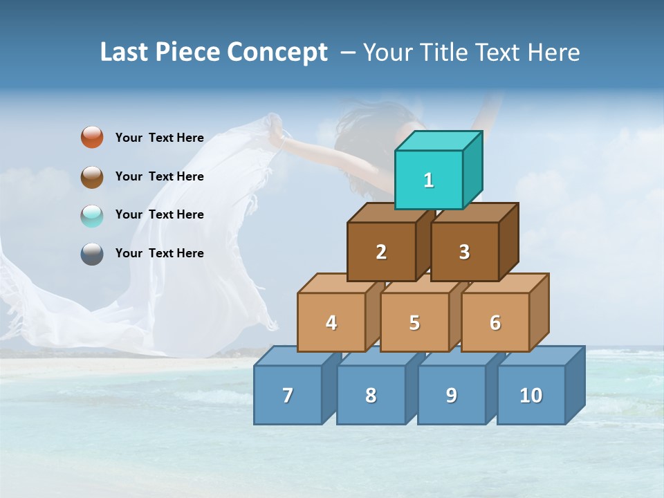 Tropic Model Coast PowerPoint Template