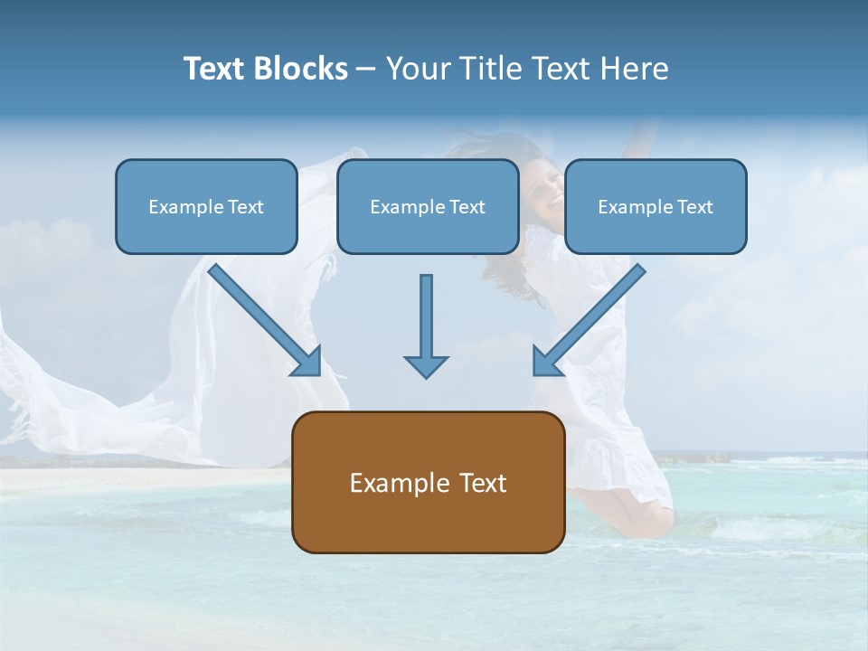 Tropic Model Coast PowerPoint Template
