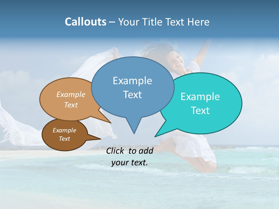 Tropic Model Coast PowerPoint Template