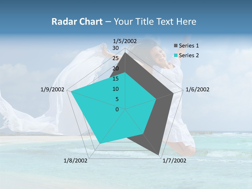 Tropic Model Coast PowerPoint Template