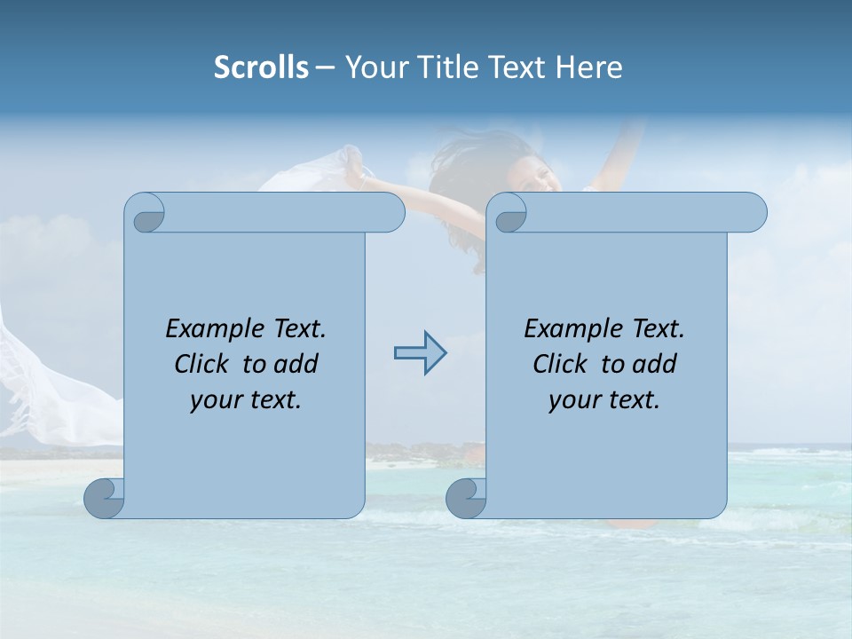 Tropic Model Coast PowerPoint Template