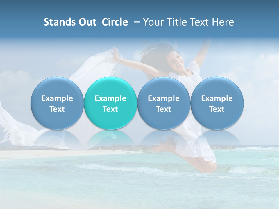Tropic Model Coast PowerPoint Template