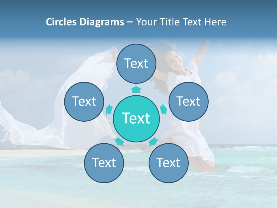 Tropic Model Coast PowerPoint Template