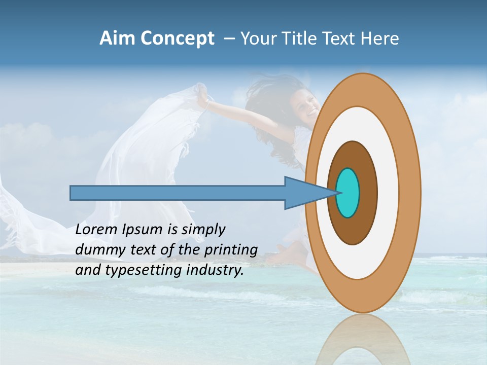 Tropic Model Coast PowerPoint Template