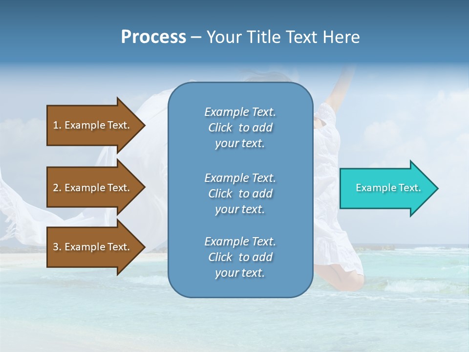 Tropic Model Coast PowerPoint Template