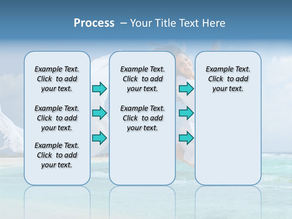 Tropic Model Coast PowerPoint Template
