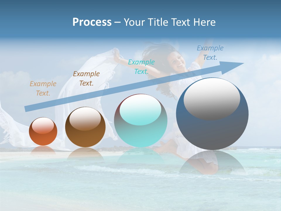 Tropic Model Coast PowerPoint Template