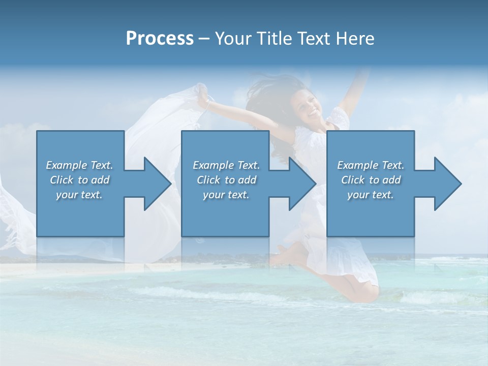 Tropic Model Coast PowerPoint Template
