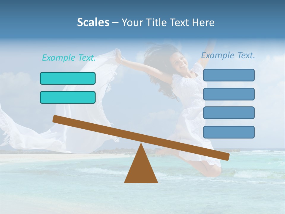 Tropic Model Coast PowerPoint Template