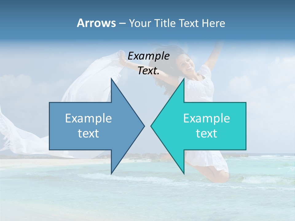 Tropic Model Coast PowerPoint Template