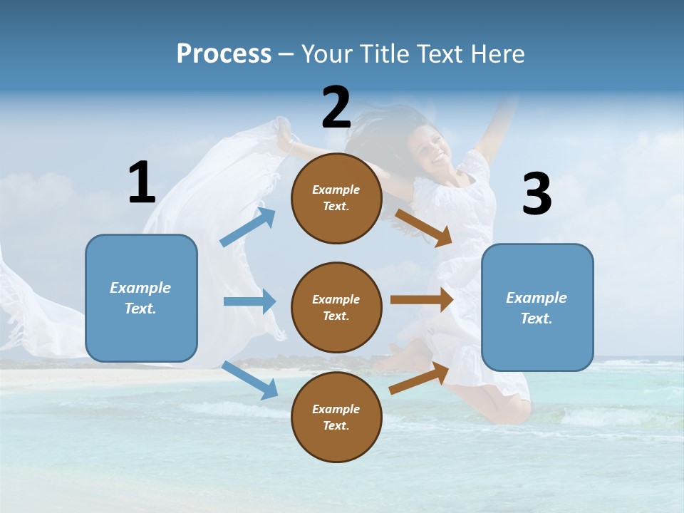 Tropic Model Coast PowerPoint Template