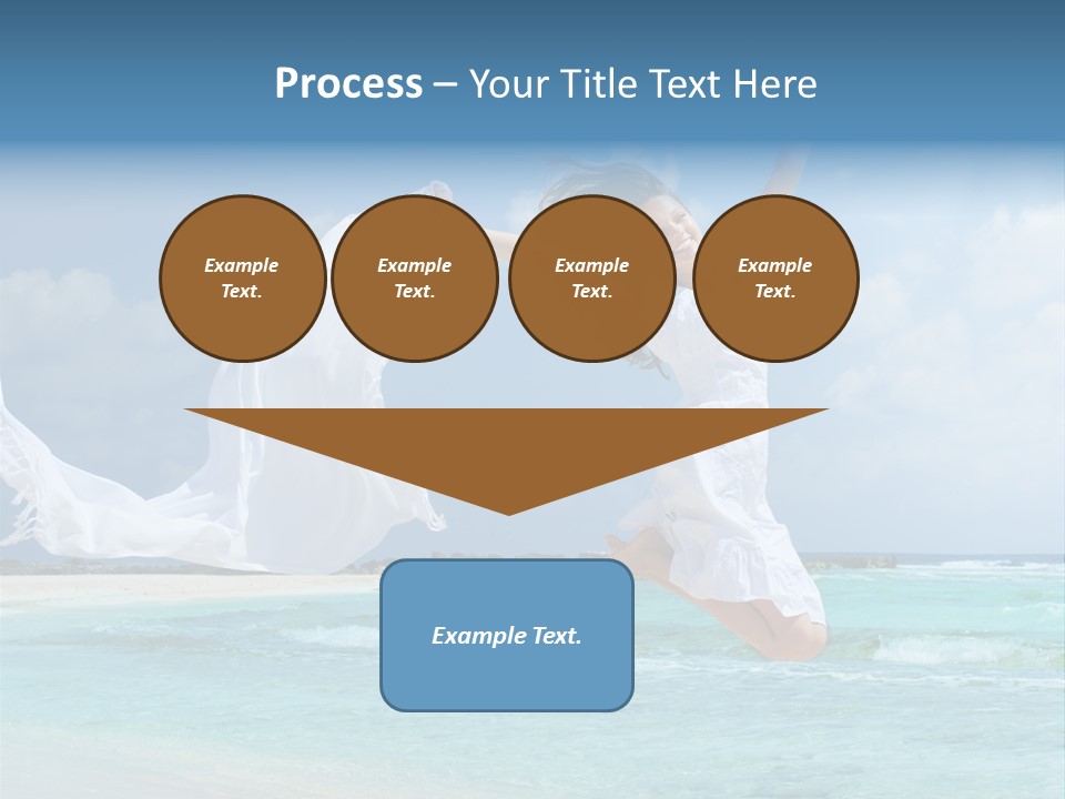 Tropic Model Coast PowerPoint Template