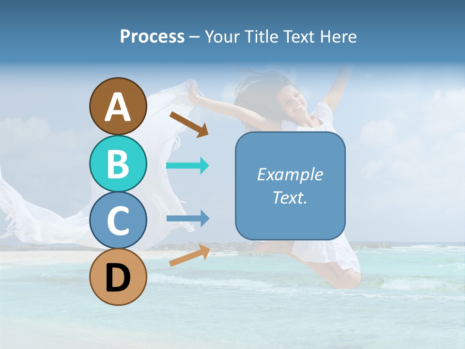 Tropic Model Coast PowerPoint Template