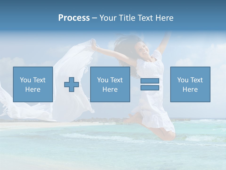 Tropic Model Coast PowerPoint Template