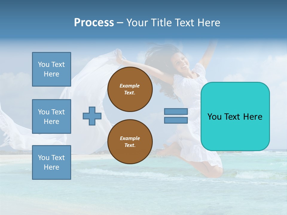 Tropic Model Coast PowerPoint Template